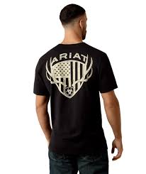 Ariat Men's Euromount Patriot SS T-Shirt
