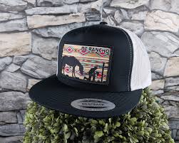 DE RANCHO Adjustable Snapback Hat Meshback Cap