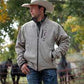 Cinch Men's Stone Brown Bonded Zip Jacket MWJ1567014