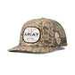 Ariat Camo and Beige Cap with Patch
