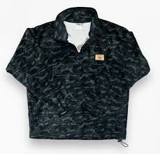 Pimp Shrimp Black Camo Fleece Pullover