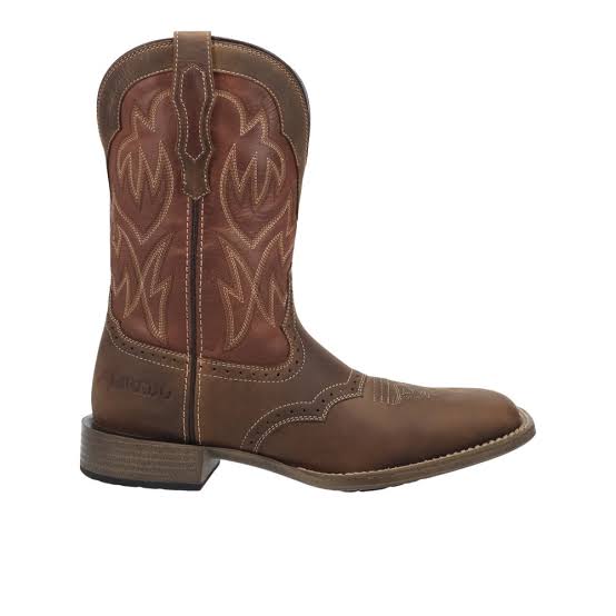 LAREDO Stratford Square Toe Pull On Cowboy Boots