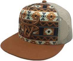 LOST CALF 3D Logo Aztec Burnt Orange