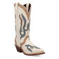 Laredo Ladies Honky-Tonk Halo Off White Leather Western Boot