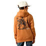 Ariat Boys Cowboy Tough Hoodie Orange - 10079566