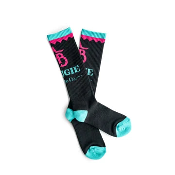 LUCKY CHUCK Bougie Cattle Co. Midnight Highland Performance Boot Socks