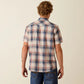 Ariat Men's Retro Haines Fitted Shirt-WHITE PLAID
