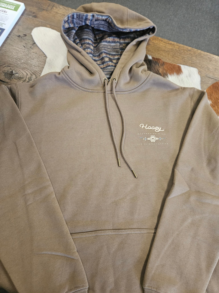 HOOEY MENS PEYOTE SHITAKE BROWN HOODY