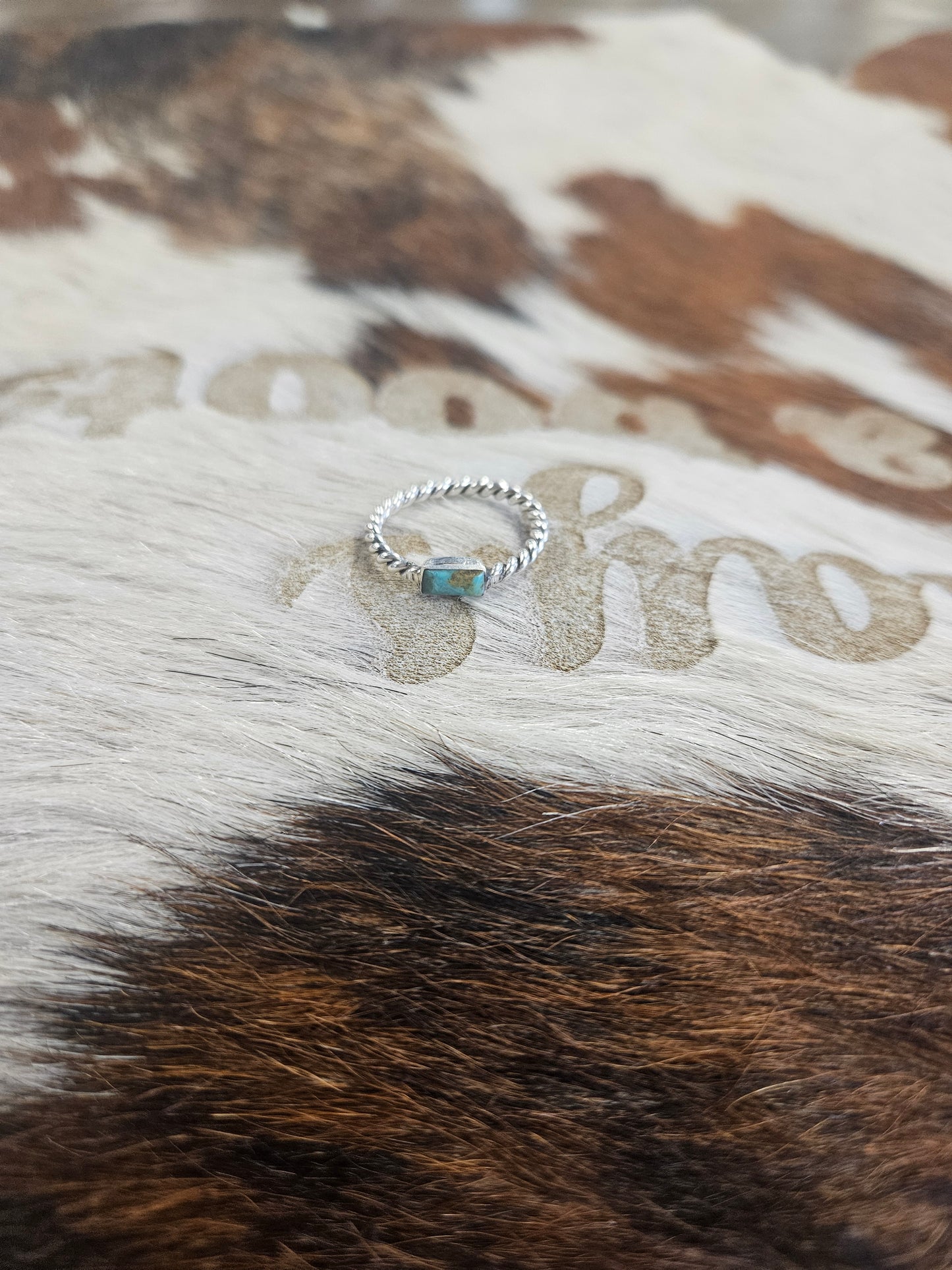 BOHO SOL STERLING SILVER CABLE STACKER RING