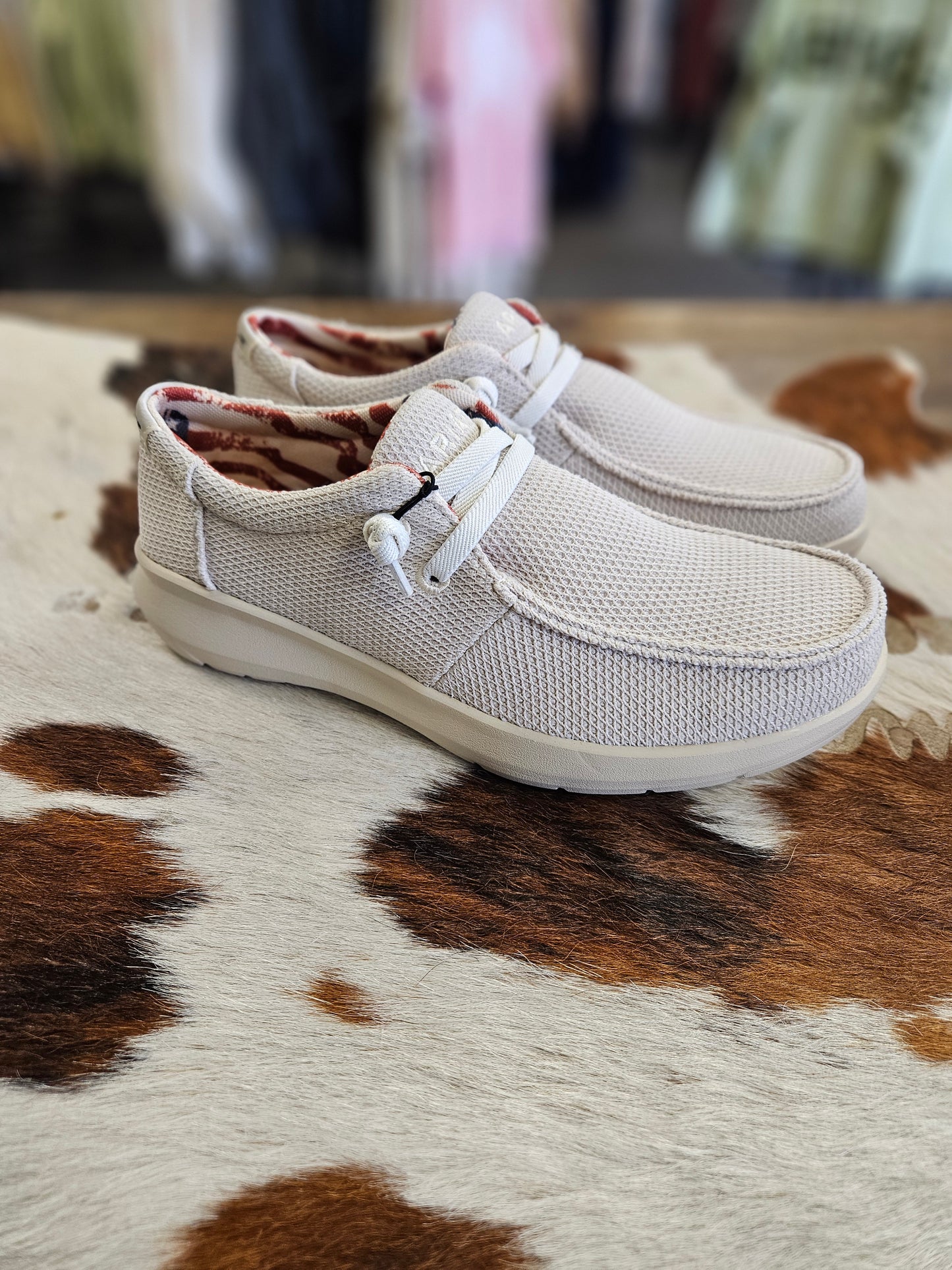 ARIAT MENS HILO CREAM MESH