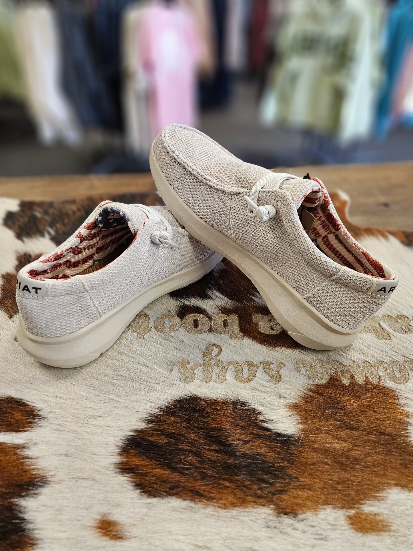 ARIAT MENS HILO CREAM MESH