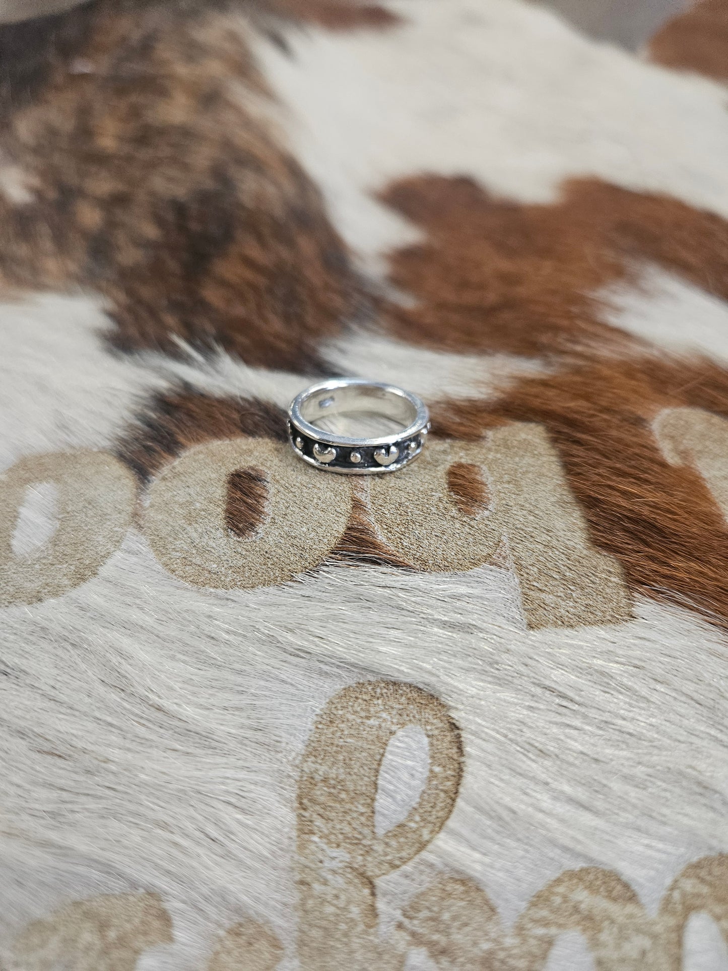 BOHO SOL HEART STERLING STACKER RING