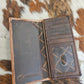 HOOEY GAMBLER TAN PLAYING CARD EMBOSSED RODEO WALLET