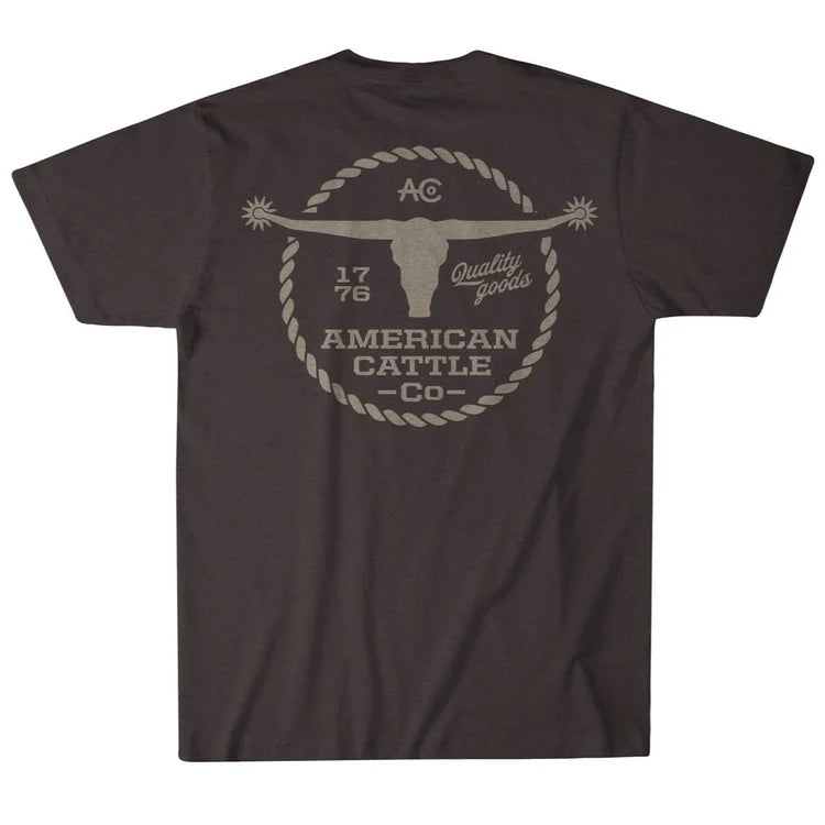 AMERICAN CATTLE CO ROPER TEE