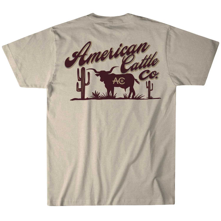 AMERICAN CATTLE CO SHADOWHORN TEE