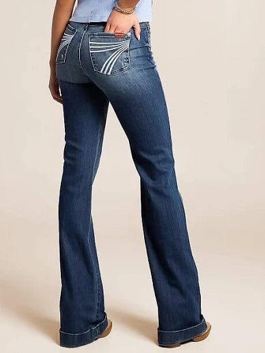 7 FOR ALL MAN KIND WOMEN'S DOJO IN SLIM ILLUSION-LAKE BLUE