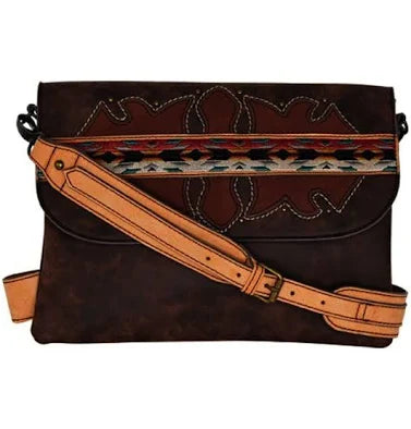 Tony Lama Women's Southwest Embroidery Crossbody Bag