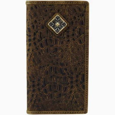 Tony Lama Hornback Embossed Rodeo Wallet