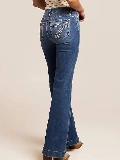 7 FOR ALL MANKIND WOMEN'S Dojo Tailorless Trouser Stretch Jean-GALE