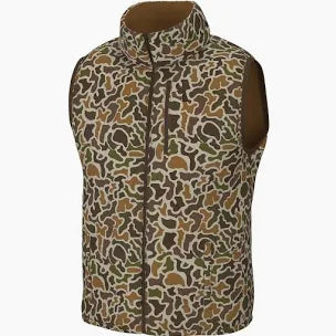 LOCAL BOY Duck Down Reversible Vest-LOCALFLAGE VINTAGE