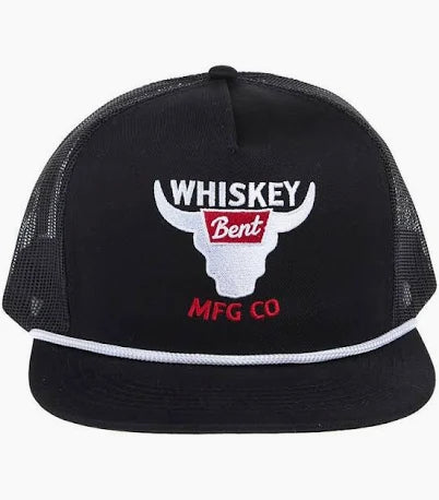 Whiskey Bent Hat Co White Banquet Cap