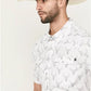 Rock & Roll Men's White Longhorn Short Sleeve TEK Snap Down BMN3S05964
