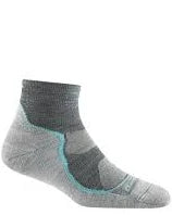 DARN TOUGH Women's Light Hiker Quarter Lightweight Hiking Socks 1987