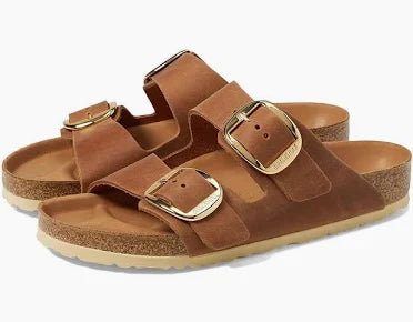 Arizona Big Buckle Oiled Leather - Cognac