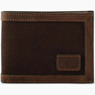Ariat Men's Logo Brown Bifold Wallet A3551802