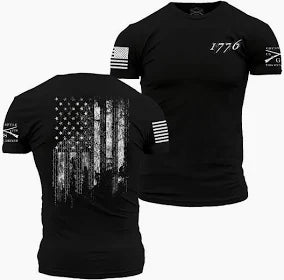 Grunt Style 1776 Flag - Men's T-Shirt