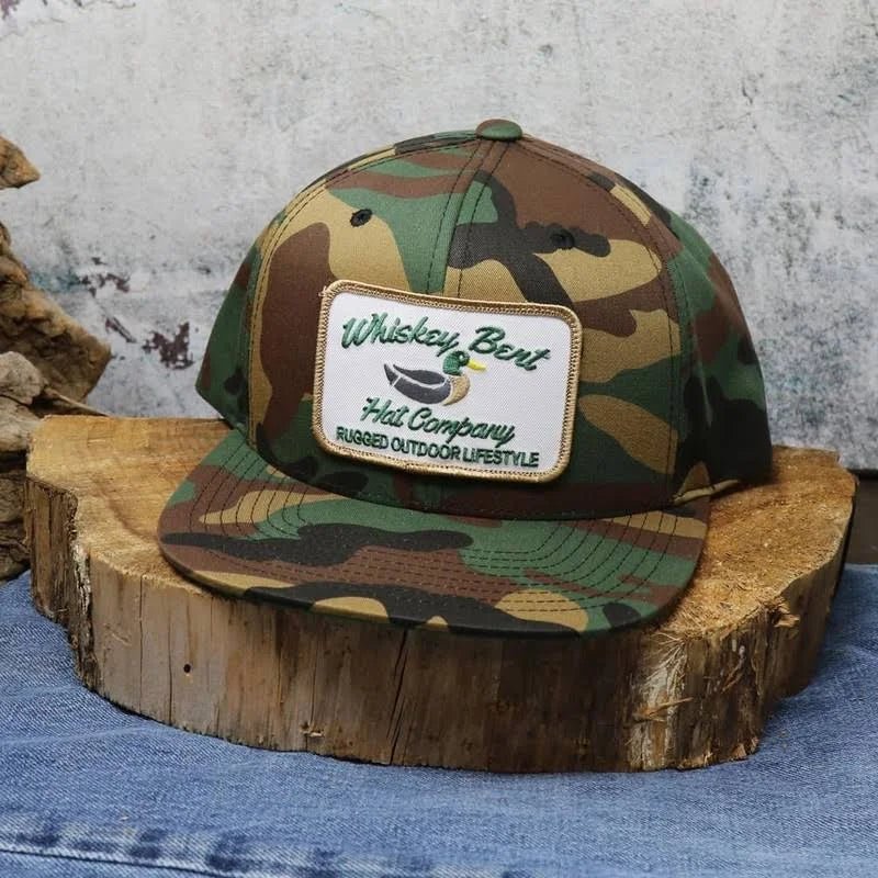 Whiskey Bent Green Head Camo Hat