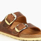 Arizona Big Buckle Oiled Leather - Cognac