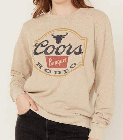 Coors Women's Banquet Logo Crewneck Sweatshirt-47-221-155