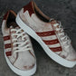 Agavesky Women's Sheridan Game Day Rust Leather Tennis Shoe