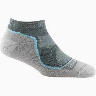 DARN TOUGH Women's Light Hiker No Show Lightweight Hiking Socks-SLATE