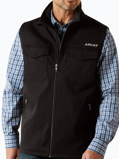 ARIAT MENS Sentinel Vest-BLACK
