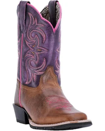 Dan Post Girls' Majesty Western Boots - Square Toe