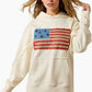 Ariat Ladies Americana Antique White Fleece Hoodie