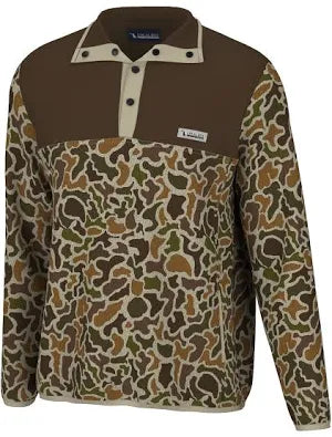 LOCAL BOY YOUTH TWO TONE 1/4 SNAP FLEECE-