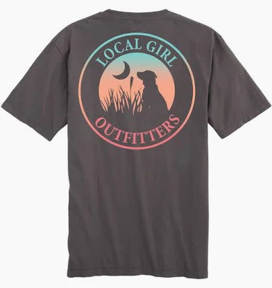 LOCAL GIRL Sunset Spring '26 SS Tee Color: Gray