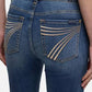 7 FOR ALL MANKIND WOMEN'S Dojo Tailorless Trouser Stretch Jean-GALE