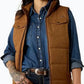 Ariat Ladies CONCEALED CARRY Dachshund Grizzly Quilted Vest 10079655