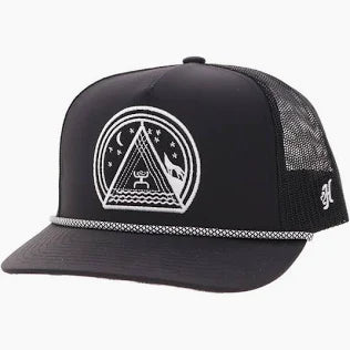Hooey Music Black Trucker Cap