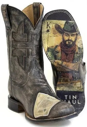 Tin Haul Men's Twenty-One Boots With Gambler Winning Sole Handmade