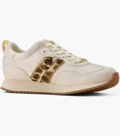 ARIAT WOMEN'S RANCH RUNNER-CREAM/LEOPARD