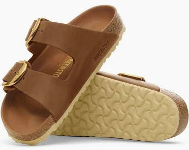 Arizona Big Buckle Oiled Leather - Cognac