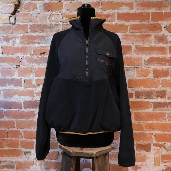 KIMES RANCH WOMENS INDIE PULLOVER BLACK