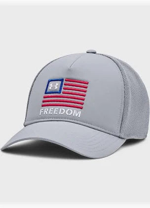 UNDER ARMOUR Men's UA Freedom Trucker Cap (GREY)