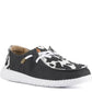 HEY DUDE WENDY ANIMAL BLACK/COW