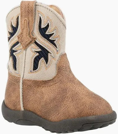 Roper Infant and Kid's Cowbabies Draftmaster Western Boots - Round Toe